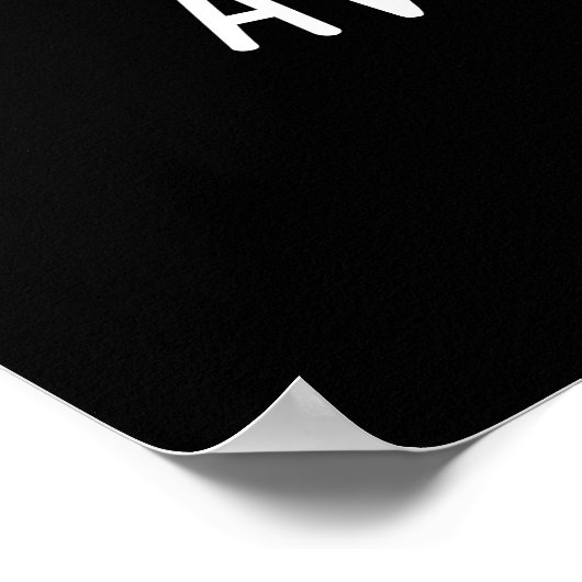 Avocuddles Funny Avocado Couple Pun Dark BG Poster (Hoek)