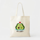 Avocudles Grappige avocado paar pun Tote Bag (Voorkant)