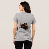 Avogadro's mol T-shirt, chemie grap, grappig, Tri-Blend Shirt (Achterkant volledig)