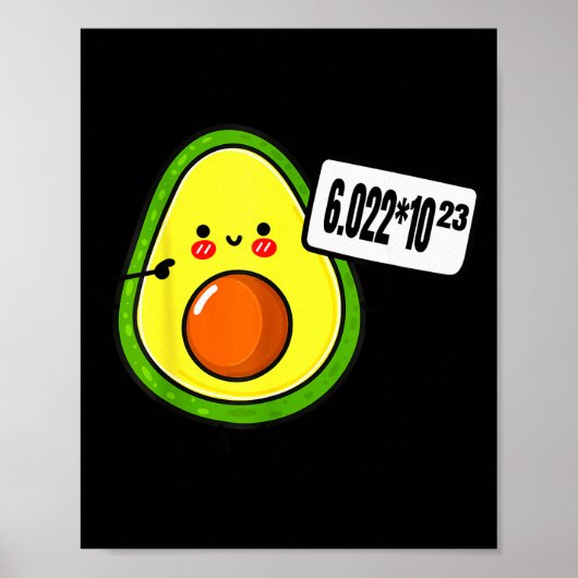 Avogadros Number Funny Science Chemistry Pun Mole  Poster (Voorkant)