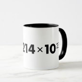 Avogadro's Number Mok (Voorkant rechts)