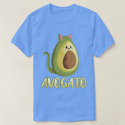 Avogato Avocado Cat Foodie lover T-Shirt (Design voorkant)