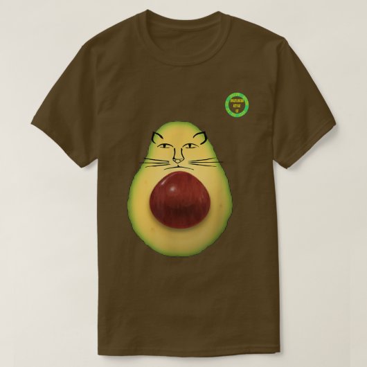 AVOGATO AVOCADO KAT KAT-KAT T-SHIRT (Design voorkant)