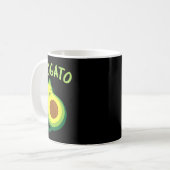 Avogato Cat Avocado - Funny Cinco De Mayo Koffiemok (Voorkant links)