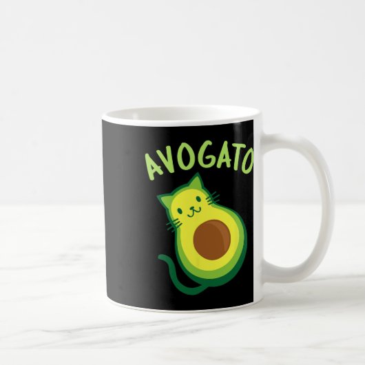 Avogato Cat Avocado - Funny Cinco De Mayo Koffiemok (Rechts)