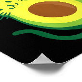 Avogato Cat Avocado - Funny Cinco De Mayo Poster (Hoek)