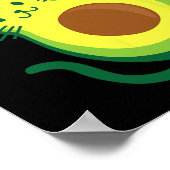 Avogato Cat Avocado - Funny Cinco De Mayo Poster (Hoek)