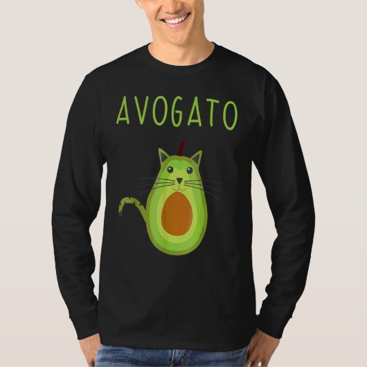 Avogato Cinco de Mayo Cinco de Meow Cat Avocado 3 T-shirt (Voorkant)