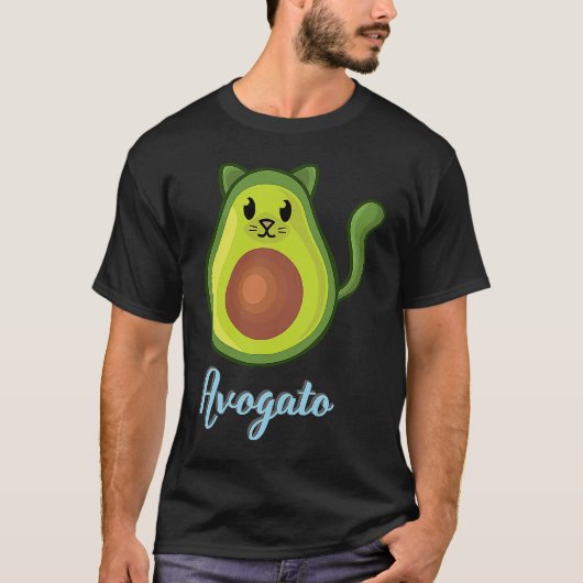 Avogato Cinco de Mayo  Vegan Schattige Cat Avoc T-shirt (Voorkant)