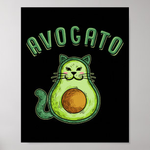 Avogato - Grappige Cinco De Mayo Avocado kat Poster