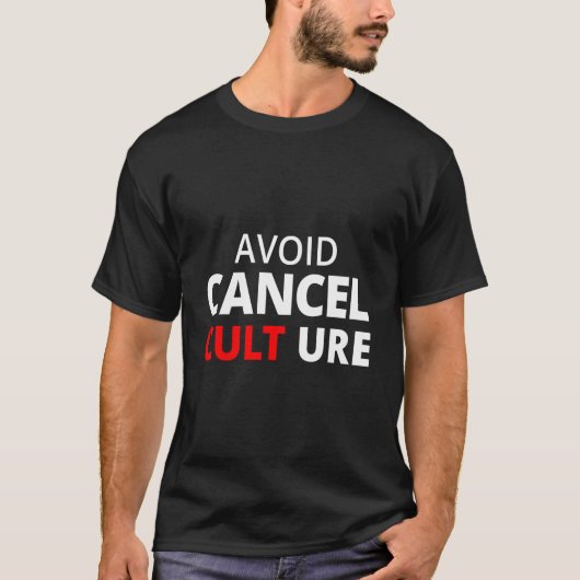 Avoid Cancel Culture T-shirt (Voorkant)