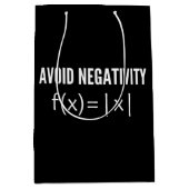 avoid negativity math equation medium cadeauzakje (Voorkant)