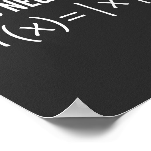 avoid negativity math equation poster (Hoek)