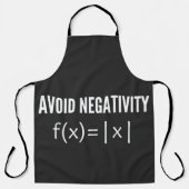 avoid negativity math equation schort (Voorkant)