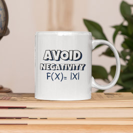 Avoit Negativity Funny Math  Koffiemok