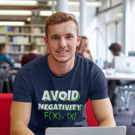 Avoit Negativity Funny Math  T-shirt