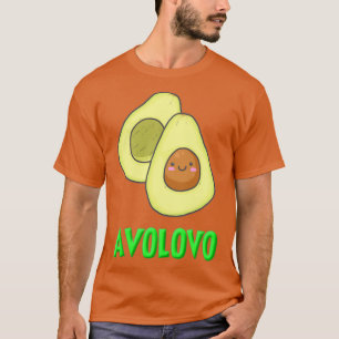 AVOLOVO grappige avocado surft op coole avocado T-shirt