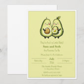Avo'n a Baby Avocado Baby shower Kaart (Voorkant / Achterkant)