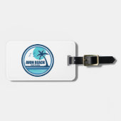 Avon Beach North Carolina Palm Tree Vogels Bagagelabel (Voorkant horizontaal)