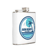 Avon Beach North Carolina Palm Tree Vogels Heupfles (Rechts)