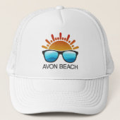 Avon Beach North Carolina Zonnebril Trucker Pet (Voorkant)
