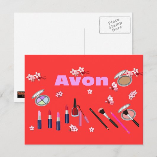 Avon Briefkaart (Voorkant / Achterkant)