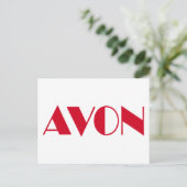 AVON-Briefkaart Briefkaart (Staand voorkant)