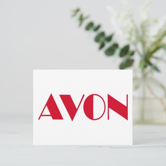 AVON-Briefkaart Briefkaart (Staand voorkant)