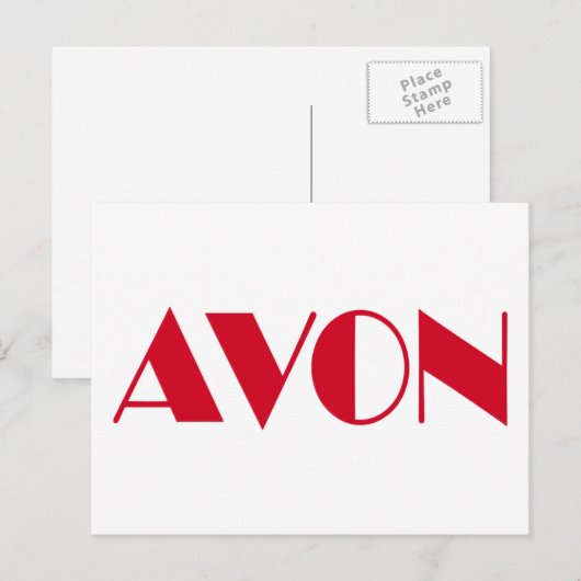 AVON-Briefkaart Briefkaart (Voorkant / Achterkant)
