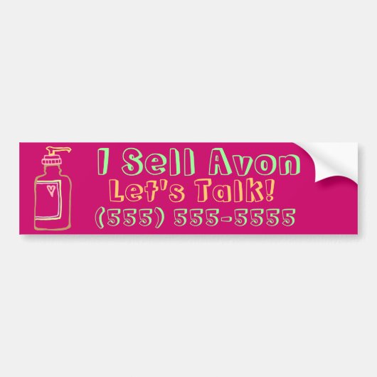 Avon Bumpersticker (Voorkant)