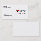 AVON Business Card Visitekaartje (Voorkant / Achterkant)