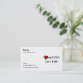 AVON Business Card Visitekaartje (Staand voorkant)