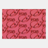 Avon Christmas Inpakpapier Vel (Voorkant)