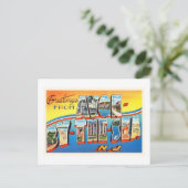 Avon door het Zee New Jersey NJ Briefkaart - (Staand voorkant)