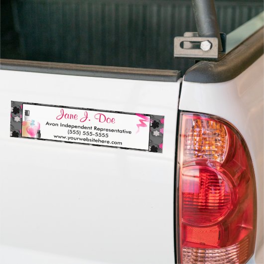 Avon Floral Makeup Bumpersticker (Op Truck)