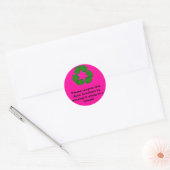 Avon: Gelieve de brochure te recyclen Ronde Sticker (Envelop)