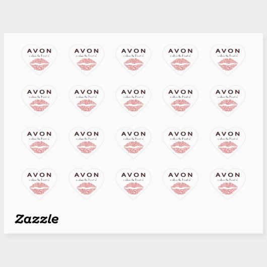 AVON Heart Sticker (Vel)
