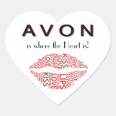 AVON Heart Sticker (Voorkant)
