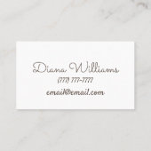 Avon Instagram logo esthetische Busi Visitekaartje (Achterkant)