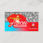 Avon Instagram logo gold and Silesthetic Busi Visitekaartje (Voorkant)