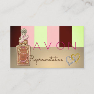 Avon Instagram logo roze gouden glam Visitekaartje