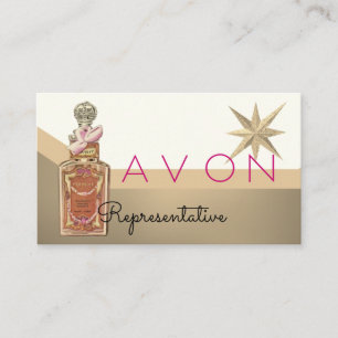 Avon Instagram logo roze gouden glam Visitekaartje