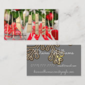 Avon Kerstmis gepersonaliseerde esthetiek Visitekaartje (Voorkant / Achterkant)