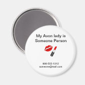 avon lady 3 magneet (Voorkant / Achterkant)