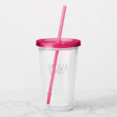 Avon Lady Acryl Drinkbeker (Achterkant)