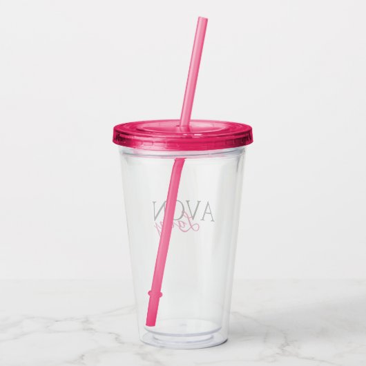 Avon Lady Acryl Drinkbeker (Achterkant)