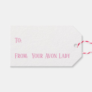 Avon Lady Gift Labels Cadeaulabel