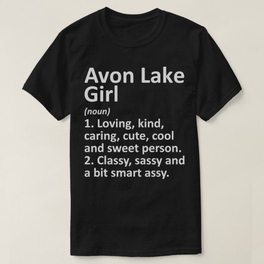 AVON LAKE LOH OHIO Grappige Stad Home Roots Gift T-shirt (Design voorkant)