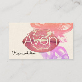 Avon lips gepersonaliseerd esthetisch visitekaartje