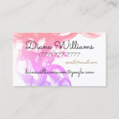 Avon lips telefoon gepersonaliseerd esthetisch visitekaartje (Achterkant)